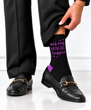 Load image into Gallery viewer, Making Magic Happen Fun Socks
