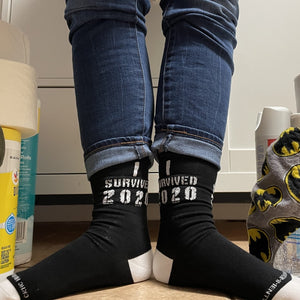 I Survived 2020 Bamboo Fun Socks for Women