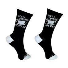 Load image into Gallery viewer, Need More Coffee Fun Socks
