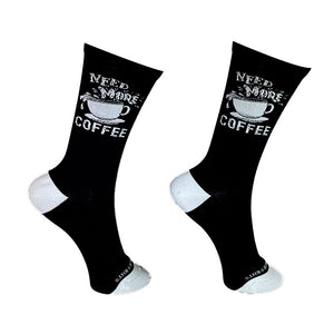 Need More Coffee Fun Socks