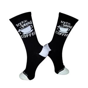 Need More Coffee Fun Socks