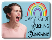 Load image into Gallery viewer, Ray of Fucking Sunshine Funny Magnet
