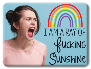 Ray of Fucking Sunshine Funny Magnet