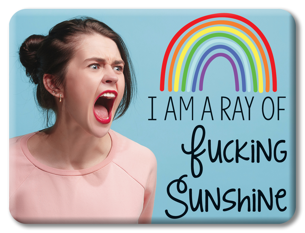 Ray of Fucking Sunshine Funny Magnet
