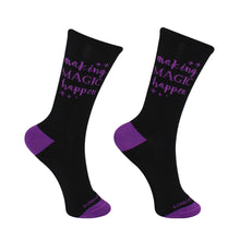 Load image into Gallery viewer, Making Magic Happen Fun Socks
