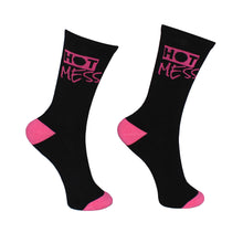 Load image into Gallery viewer, Hot Mess Fun Socks
