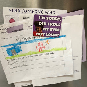 Roll My Eyes Funny Magnet